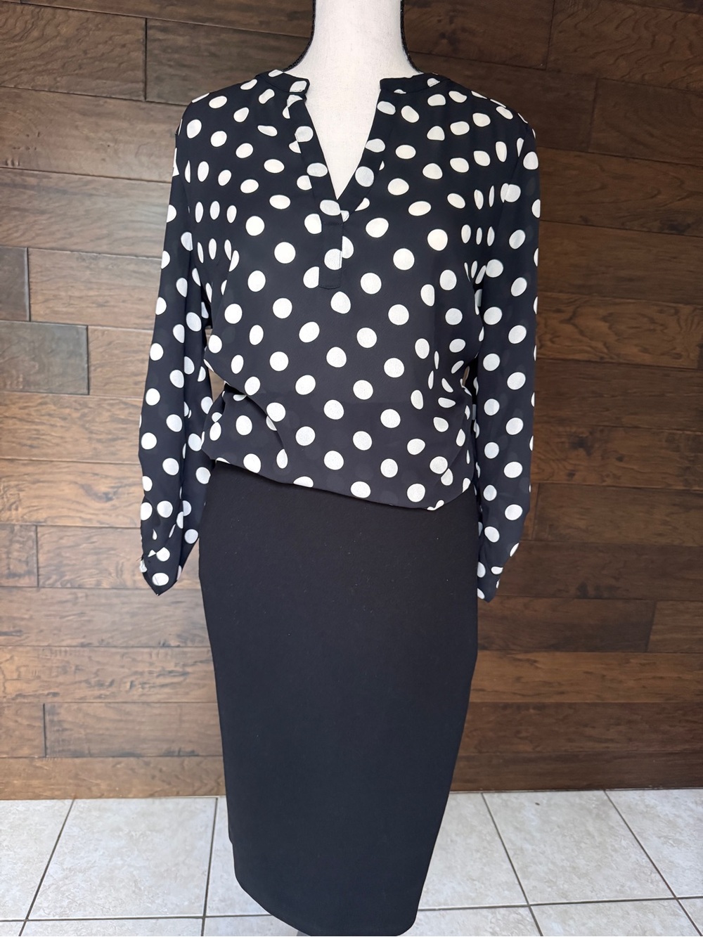 Black Pencil Skirt - Classic Women's Work Skirt